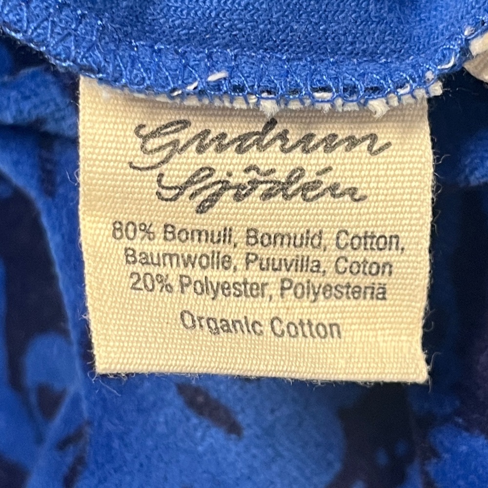 Gudrun Sjödén babydoll velour dress w/pockets XL - Picture 6 of 7
